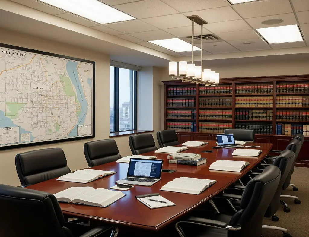 Law office in Olean NY showing practice areas lawyers handle